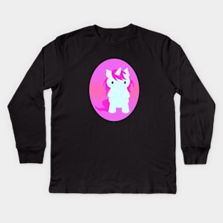 Pinkie the Unicorn Kids Long Sleeve T-Shirt